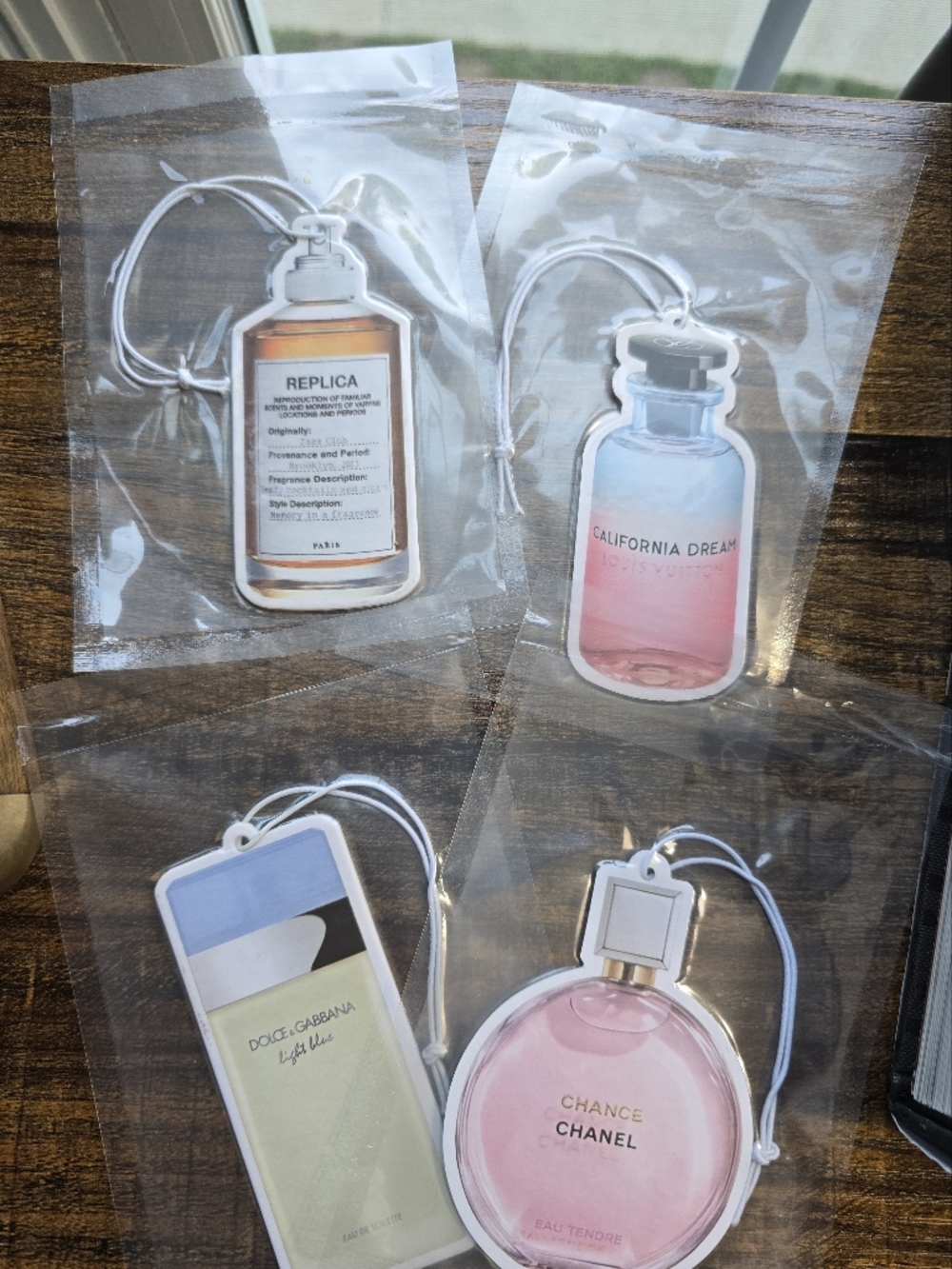 4- Pack Designer Car Freshies